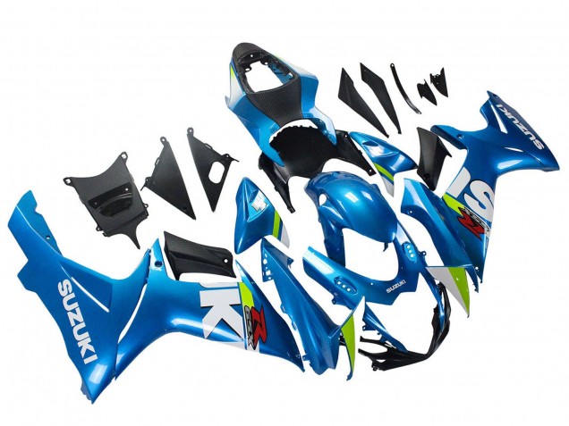 2011-2024 Suzuki GSXR 600 / GSXR 750 Motorcycle Fairings - Light Blue Green White Red