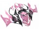 2018-2024 Kawasaki Ninja 400 Motorcycle Fairings - Pink Matte Black Honeycomb
