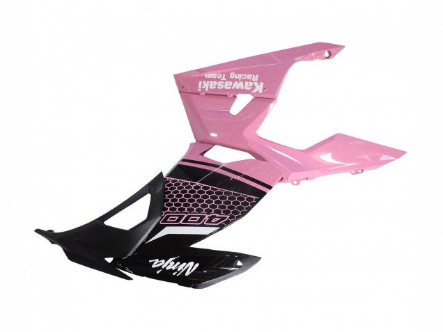 2018-2024 Kawasaki Ninja 400 Motorcycle Fairings - Pink Matte Black Honeycomb