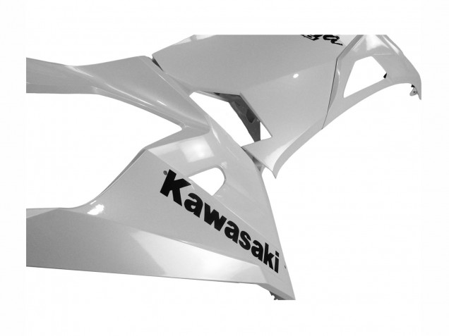 2018-2024 Kawasaki Ninja 400 Motorcycle Fairings - Glossy White