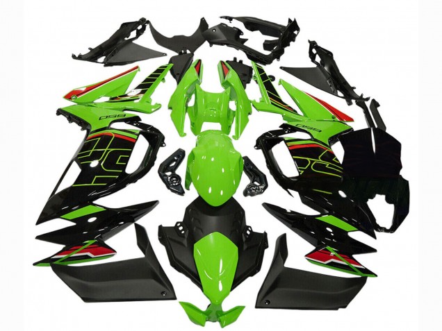 2020-2025 Kawasaki Ninja 650 EX650 Motorcycle Fairings - Green Red Black