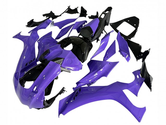 2020-2025 Yamaha YZF 1000 R1 Motorcycle Fairings - Purple Glossy Black