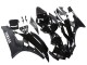 2006-2007 Yamaha YZF 600 R6 Motorcycle Fairings - Glossy Black Matte Black