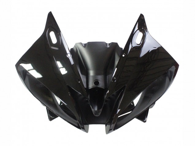 2006-2007 Yamaha YZF 600 R6 Motorcycle Fairings - Glossy Black Matte Black