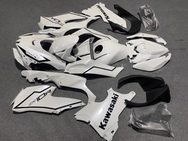 2021-2025 Kawasaki ZX10R Motorcycle Fairings - Pearl White Black