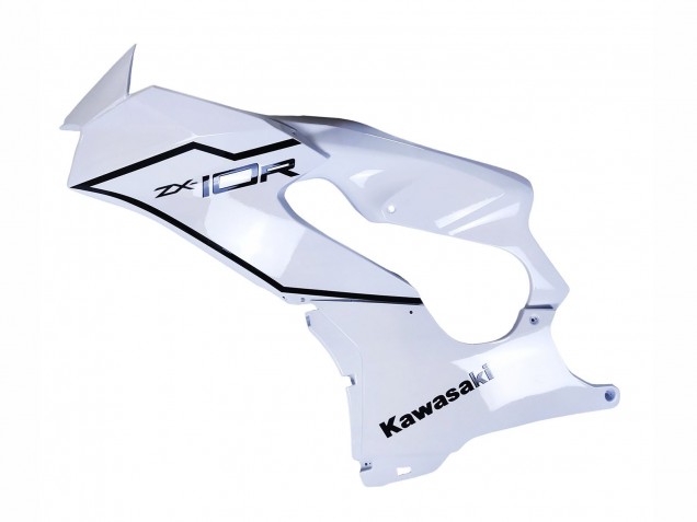 2021-2025 Kawasaki ZX10R Motorcycle Fairings - White Black