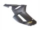 2007-2008 Kawasaki ZX6R Motorcycle Fairings - Matte Black with Yellow Logo Ninja