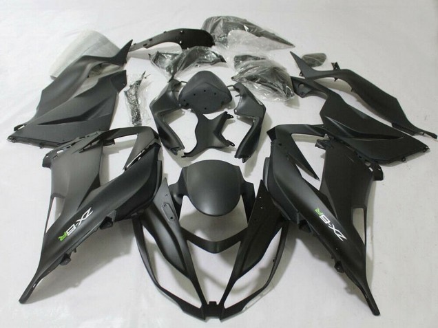2013-2018 Kawasaki ZX6R Motorcycle Fairing - Matte Black