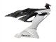 2019-2022 Kawasaki ZX6R Motorcycle Fairings - White Black Carbon Fiber