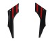 2013-2024 Kawasaki EX300 Motorcycle Fairings - Red Black