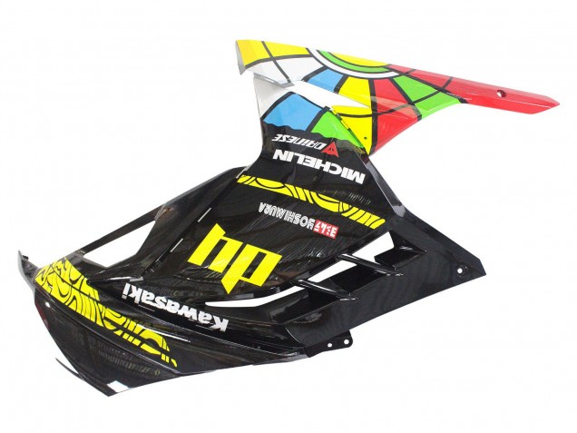 2013-2024 Kawasaki EX300 Motorcycle Fairings - Glossy Black Yellow Red Green Blue White