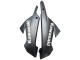 2013-2024 Kawasaki EX300 Motorcycle Fairings - White Black