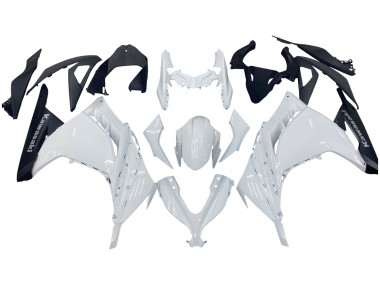 2013-2024 Kawasaki EX300 Motorcycle Fairings - White Black