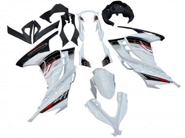 2013-2024 Kawasaki EX300 Motorcycle Fairings - White Red Black