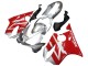 2004-2007 Honda CBR600 F4i Motorcycle Fairings - Silver Red