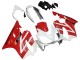 2004-2007 Honda CBR600 F4i Motorcycle Fairings - White Red