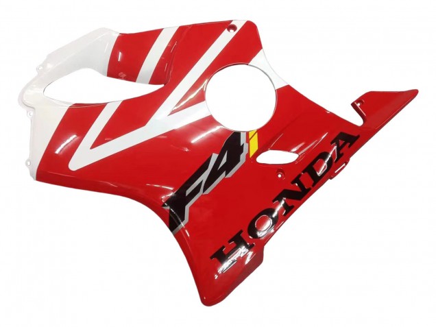 2004-2007 Honda CBR600 F4i Motorcycle Fairings - White Red