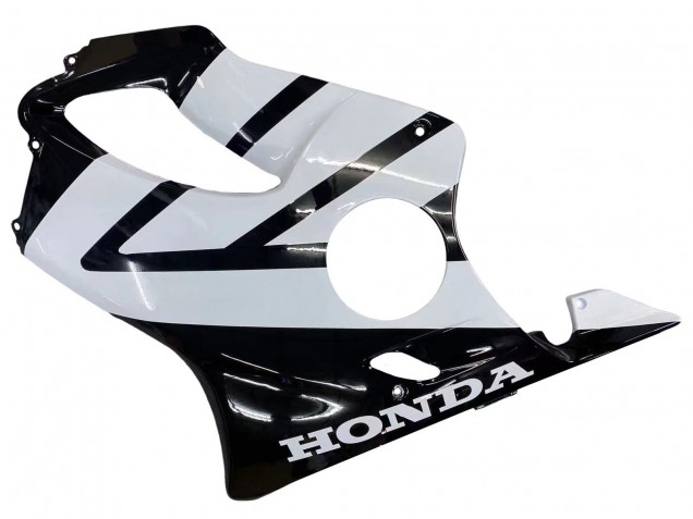 2004-2007 Honda CBR600 F4i Motorcycle Fairings - White Glossy Black