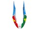 2004-2007 Honda CBR600 F4i Motorcycle Fairings - White Blue Green Red