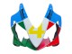 2004-2007 Honda CBR600 F4i Motorcycle Fairings - White Blue Green Red
