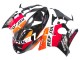 1996-2007 Honda CBR1100XX Blackbird Abs Motorcycle Fairings - Orange White Red Glossy Black Repsol