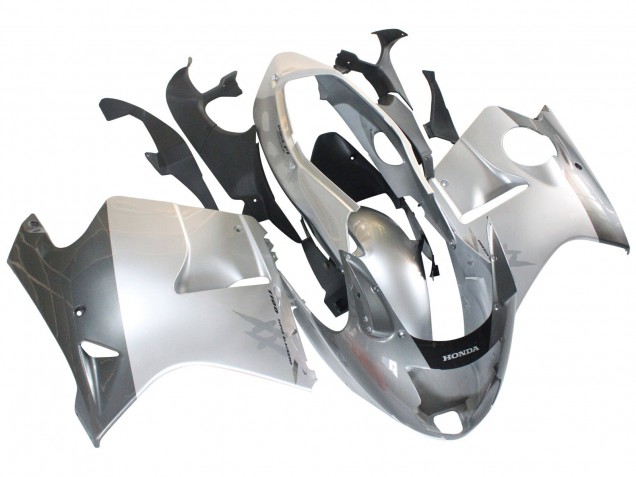 1996-2007 Honda CBR1100XX Blackbird Motorcycle Fairings - Silver Grey