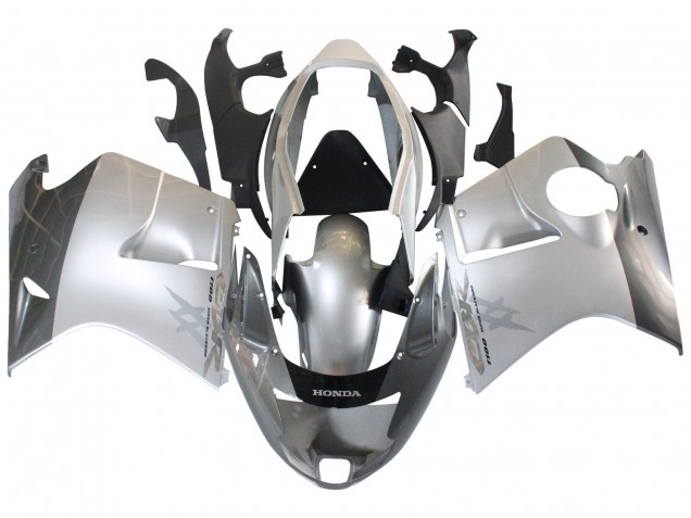 1996-2007 Honda CBR1100XX Blackbird Motorcycle Fairings - Silver Grey