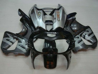 1994-1995 Honda CBR900RR 893 Motorcycle Fairings - Silver Grey Glossy Black