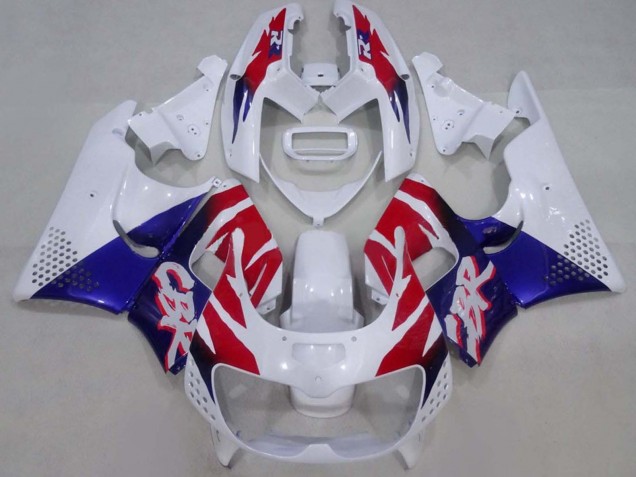1994-1995 Honda CBR900RR 893 Motorcycle Fairings - White Red Blue
