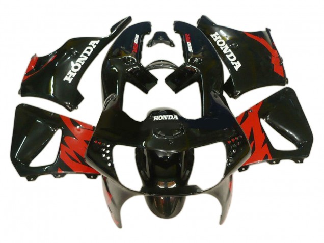 1998-1999 Honda CBR900RR 919 Motorcycle Fairing - Red Glossy Black