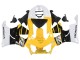 1998-1999 Honda CBR900RR 919 Motorcycle Fairings - White Yellow Glossy Black