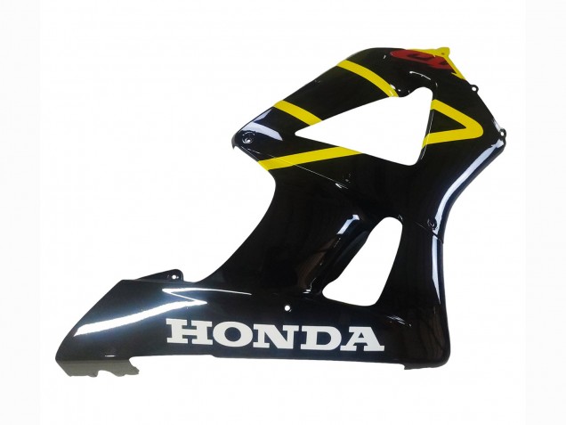 2000-2001 Honda CBR900RR 929 Motorcycle Fairings - Yellow Glossy Black