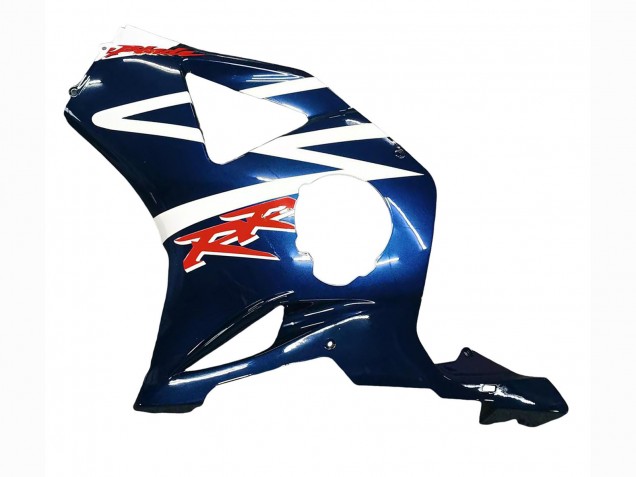 2002-2003 Honda CBR900RR 954 Motorcycle Fairings - White Dark Blue