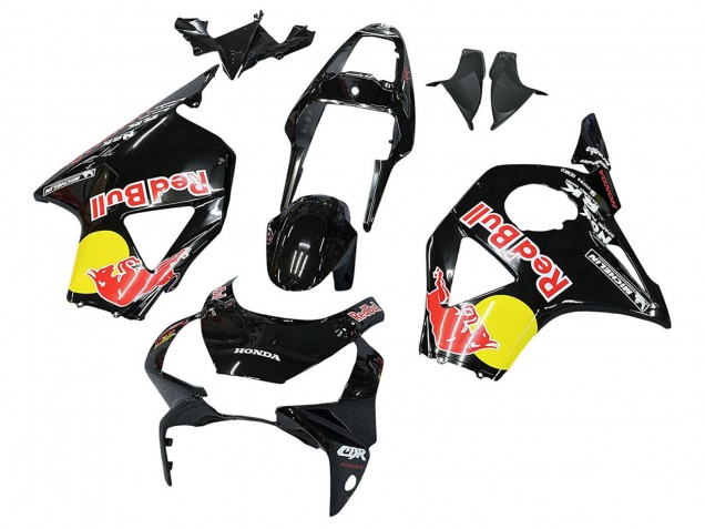 2002-2003 Honda CBR900RR 954 Motorcycle Fairings - Glossy Black Yellow Red Bull Michelin