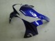 2002-2003 Honda CBR900RR 954 Motorcycle Fairing Kits - Blue Glossy Black