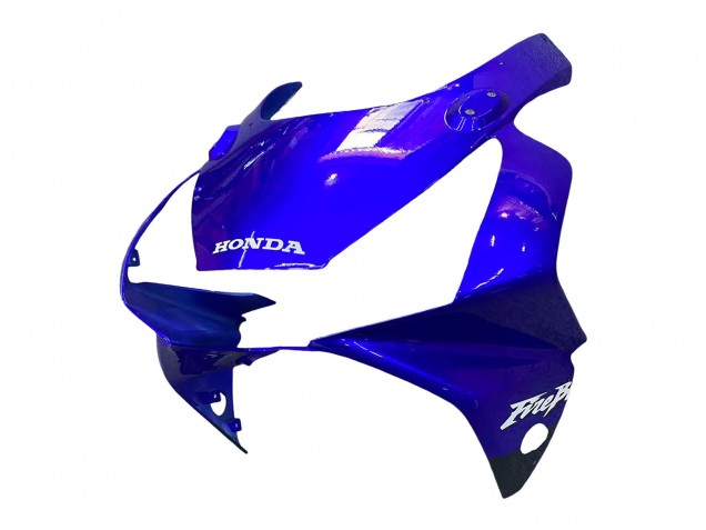 2002-2003 Honda CBR900RR 954 Motorcycle Fairing Kits - Blue Glossy Black