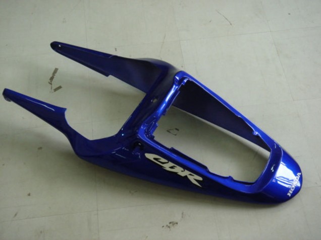 2002-2003 Honda CBR900RR 954 Motorcycle Fairing Kits - Blue Glossy Black