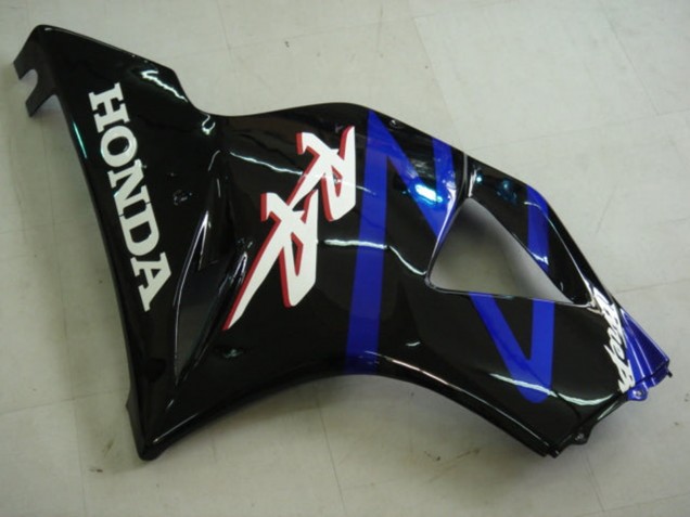 2002-2003 Honda CBR900RR 954 Motorcycle Fairing Kits - Blue Glossy Black