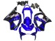 2002-2003 Honda CBR900RR 954 Motorcycle Fairing Kits - Blue Glossy Black