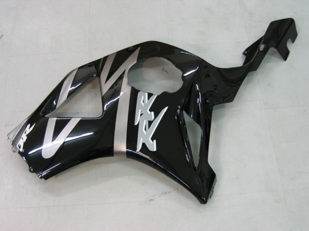 2002-2003 Honda CBR900RR 954 Motorcycle Fairings - Silver Glossy Black