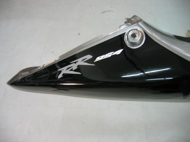 2002-2003 Honda CBR900RR 954 Motorcycle Fairings - Silver Glossy Black