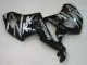 2002-2003 Honda CBR900RR 954 Motorcycle Fairings - Silver Glossy Black