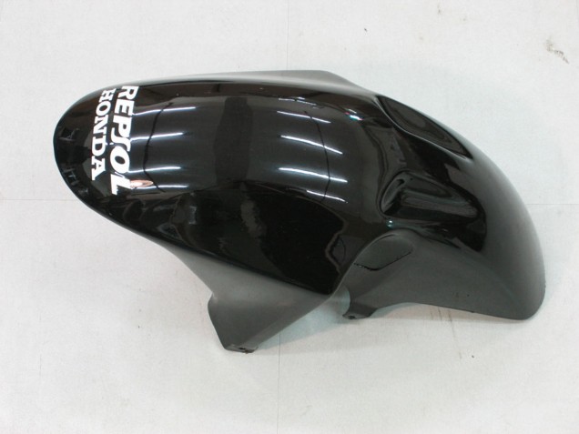 2002-2003 Honda CBR900RR 954 Motorcycle Fairings - Silver Glossy Black