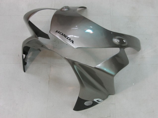 2002-2003 Honda CBR900RR 954 Motorcycle Fairings - Silver Glossy Black