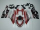 2011-2014 Ducati Panigale 899 Motorcycle Fairing - White Red Glossy Black