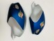 2008-2012 Ducati Monster 696 796 1100 1100S Motorcycle Fairings - Dark Blue Silver