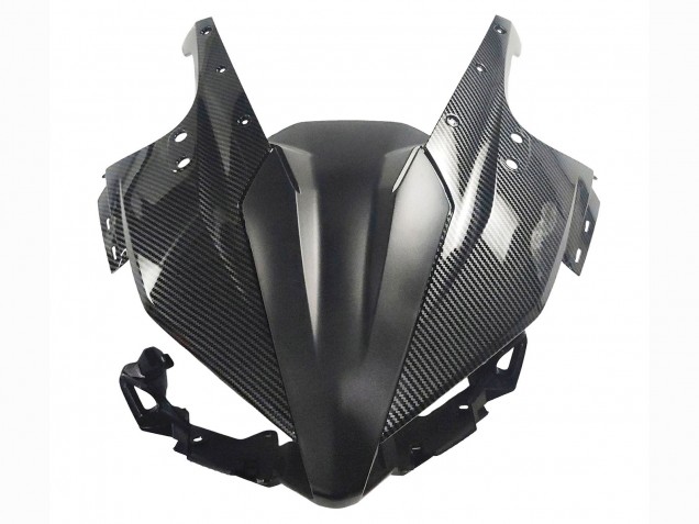 2016-2018 Honda CBR500R Motorcycle Fairings - Black Carbon Fiber Red