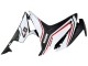 2016-2018 Honda CBR500R Motorcycle Fairings - White Red Matte Black