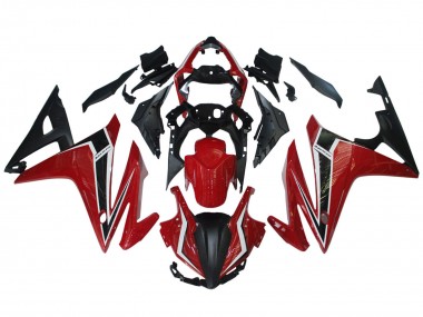 2016-2018 Honda CBR500R Motorcycle Fairings - Red White Matte Black