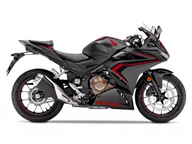2022-2023 Honda CBR500R Motorcycle Fairings - Matte Black Red